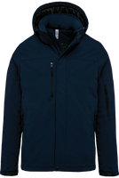 Parka Softshell Doublée à Capuche Amovible