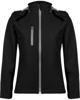 Veste Softshell Femme à Capuche Contrastée