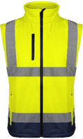 Bodywarmer Softshell haute visibilité