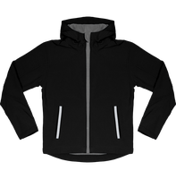 Veste Enfant Softshell capuche contrasté