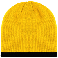 Bonnet avec Bande Bicolore Contrastée