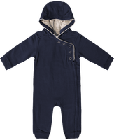 Grenouillère Bébé à Capuche Zip Intégral