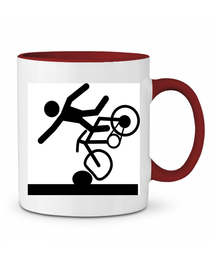 mug en ceramique bicolore picto velo sandyf mug en ceramique bicolore picto velo sandyf