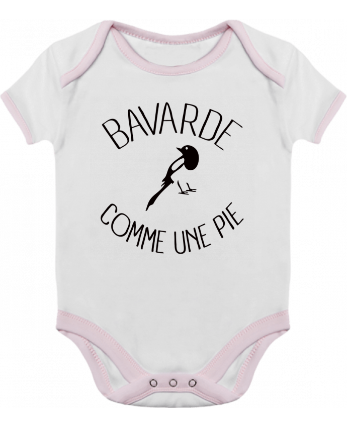 Body Bebe Contraste Bavarde Comme Une Pie Freeyourshirt Com