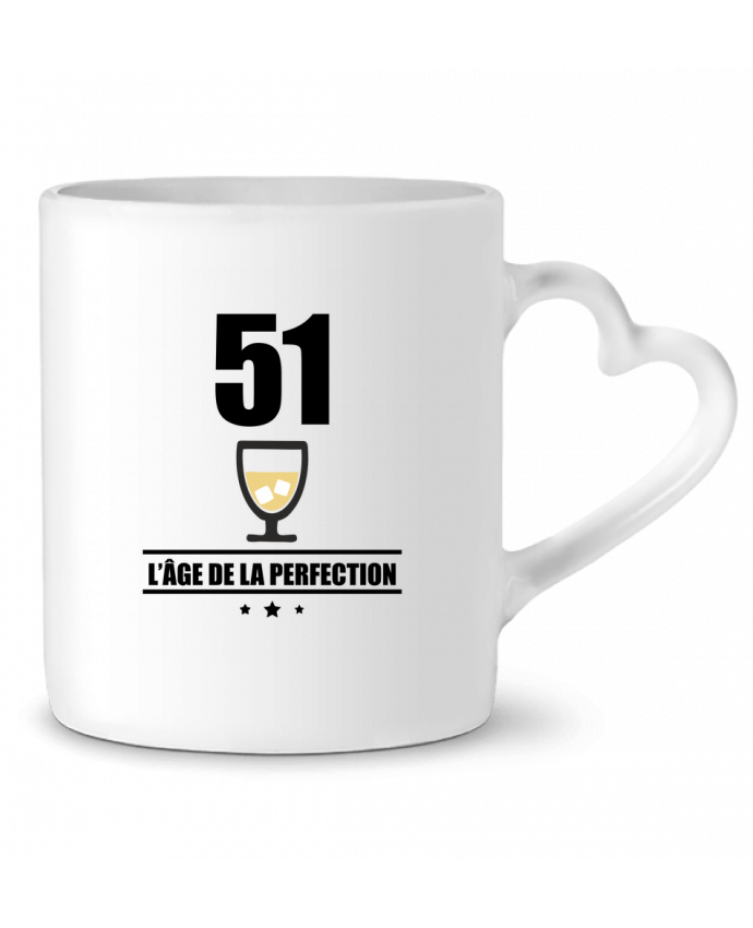 Mug Coeur 51 Ans Age De La Perfection Pastis Anniversaire Benichan Mug Coeur 51 Ans Age De La Perfection Pastis Anniversaire Benichan