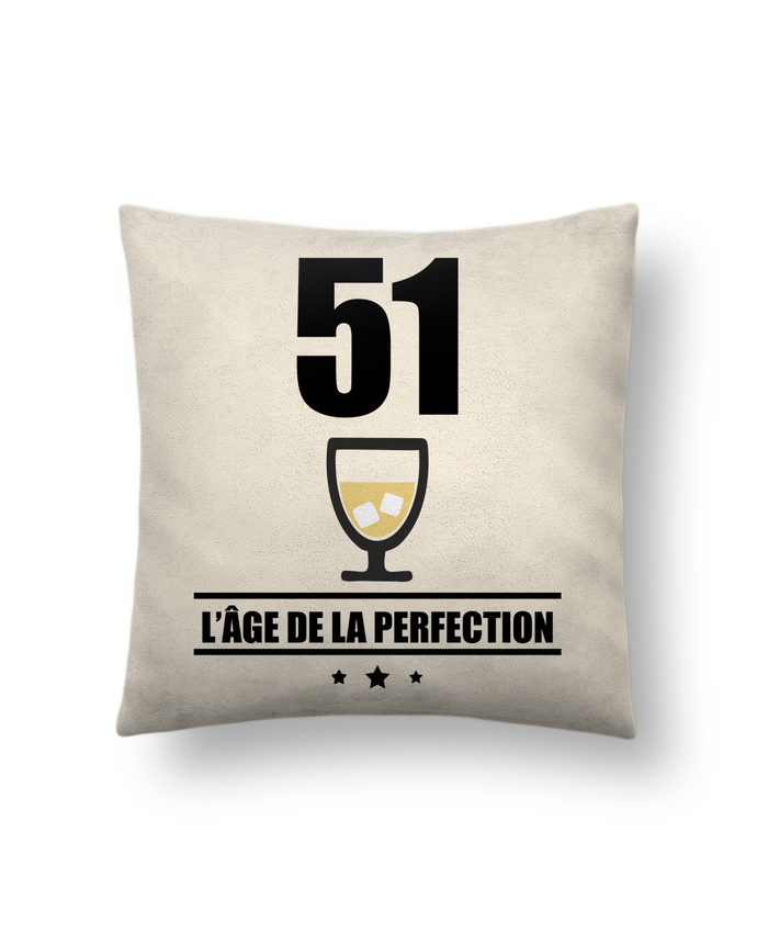 Coussin Toucher Peau De Peche 41 X 41 Cm 51 Ans Age De La Perfection Pastis Anniversaire Benichan
