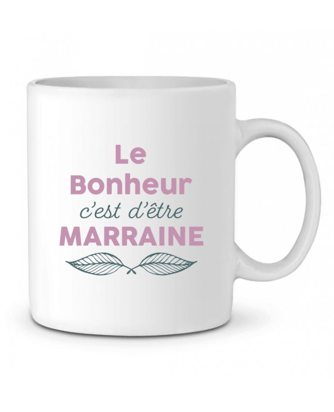 Mug En Ceramique Le Bonheur C Est D Etre Marraine Tunetoo
